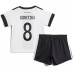 Tyskland Leon Goretzka #8 Replika Babykläder Hemma matchkläder barn VM 2022 Korta ärmar (+ Korta byxor)
